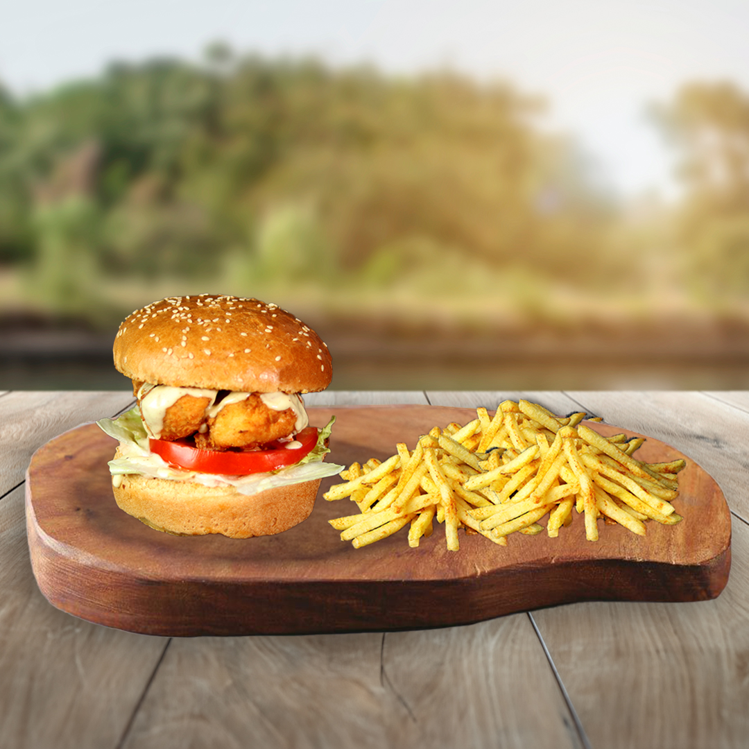 Twin Chicken Ranch Burger
