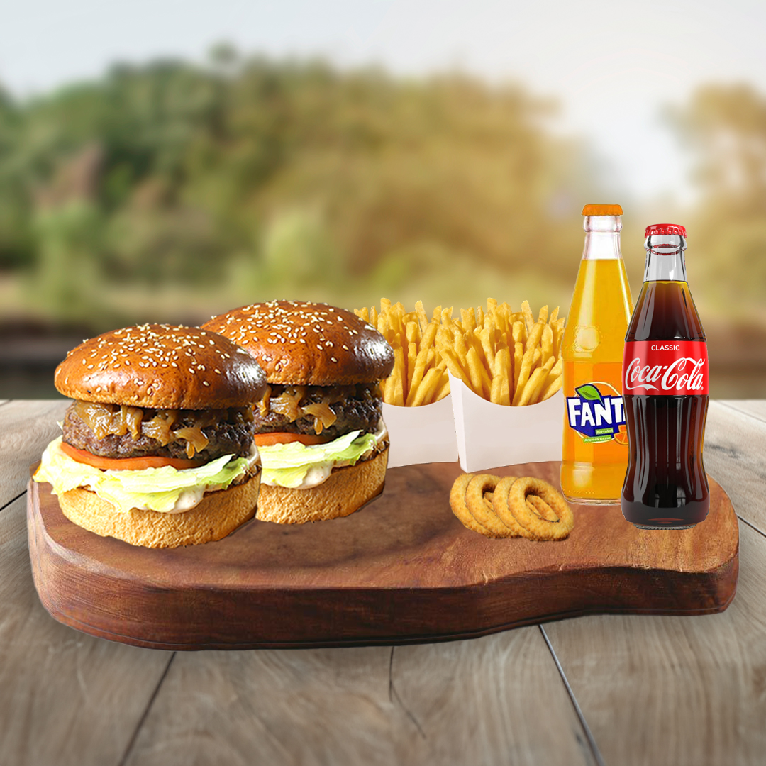 2'li Et Burger Menü